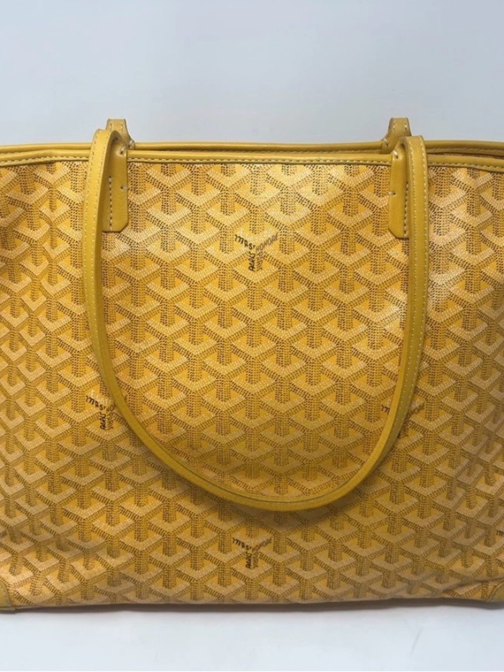 Goyard Yellow Artois Tote Bag